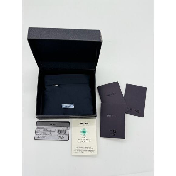 RETAIL $850 Prada Metal Bracelet with Crystals *FULL INCLUSION*Brown - Picture 5 of 10